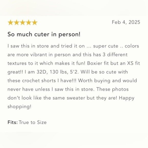 NWT Size S - Anthropologie Beach Daze Cotton Oversized Sweater (NWT US$ 138) - Picture 2 of 16